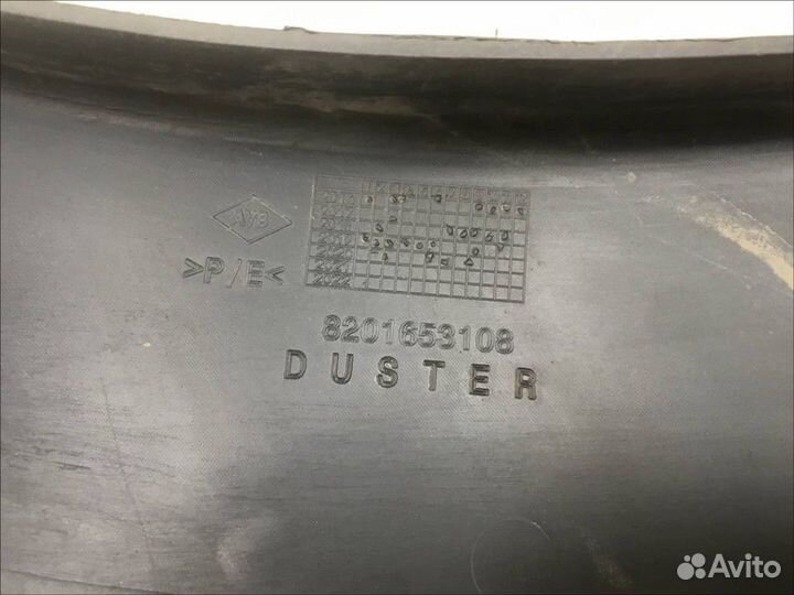 Накладка переднего бампера правая Renault Duster