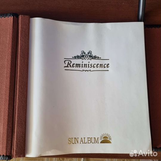 Фотоальбом кожаный