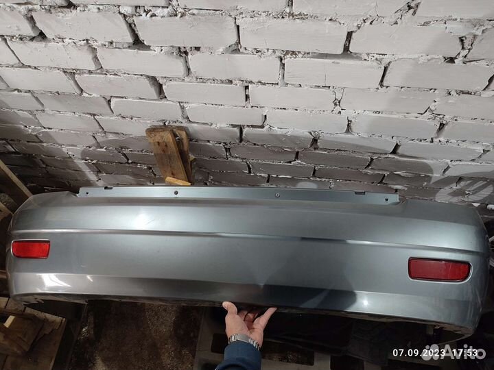 Задний бампер приора 1
