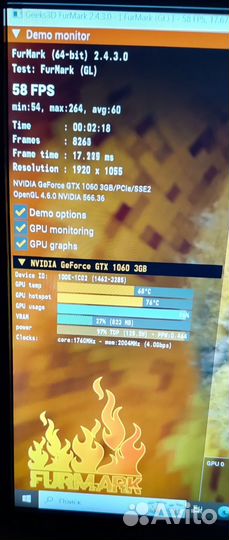 Видеокарта gtx 1060 3 gb