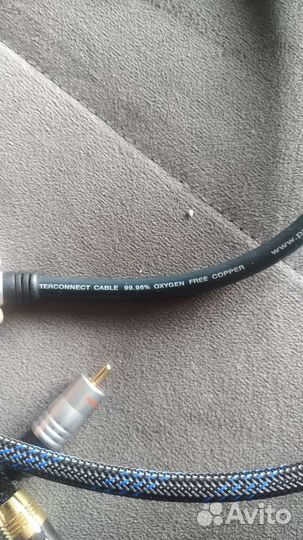 Кабели rca coaxial качественные 1-1.5 метра