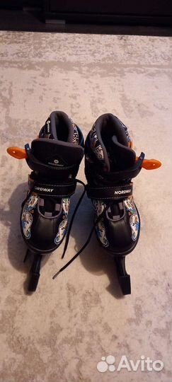 Коньки раздвижные nordway 31 36