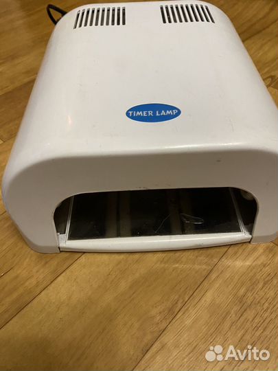 Лампа для ногтей + втирки + пластины для штампинга