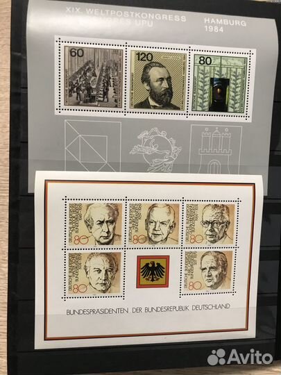 Альбом с марочными блоками