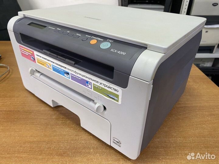 Принтер лазерный мфу samsung scx 4200 пробег 10900
