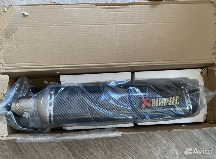 Глушитель Akrapovic.Прямоток Акрапович.Выхлоп