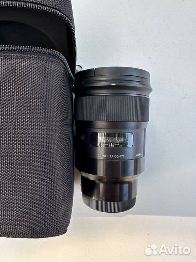 Sigma 24mm 24 mm art sony FE f1.4 1 4