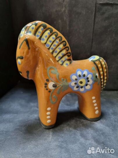 Статуэтка, Лошадка. Роспись, керамика