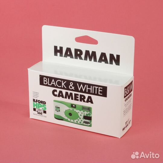 Harman ilford HP5 PlUS одноразовый фотоаппарат чб