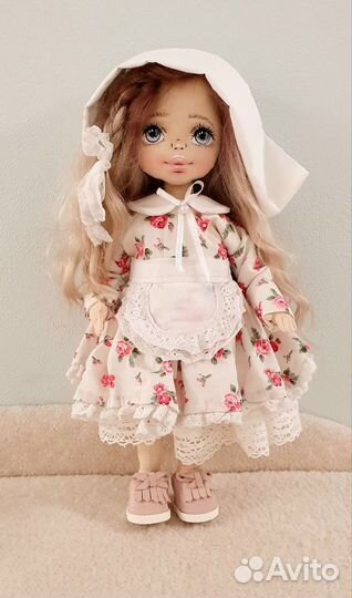 Интерьерная текстильная кукла ручной работы