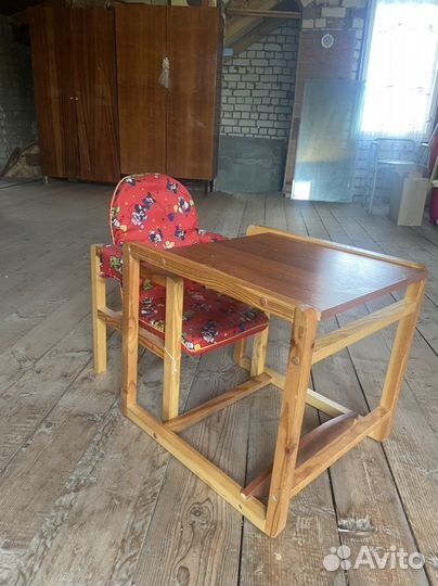 Детский стульчик для кормления трансформер