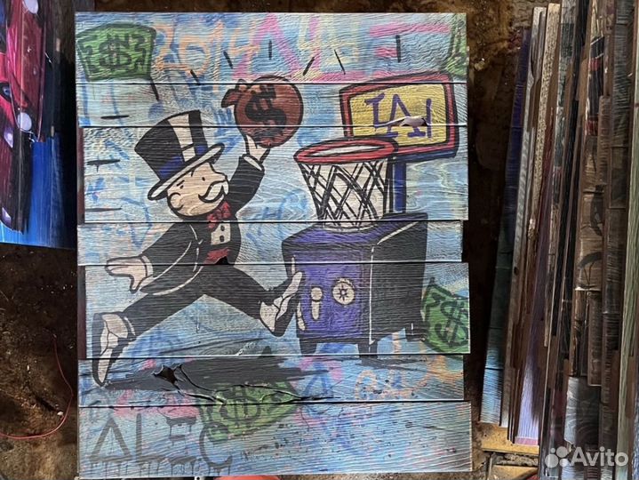 Картины из дерева с печатью 3Д новые