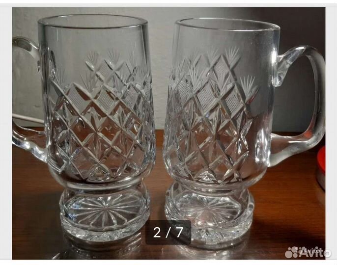 Вазы хрустальные.Фужеры