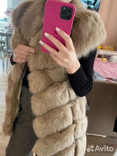 Жилетка из натурального меха