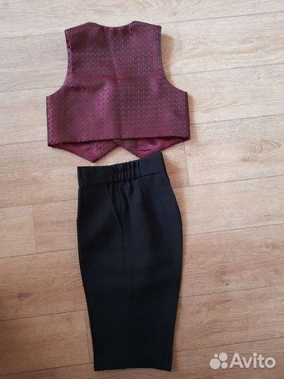 Жилет на подкладе и брючки для мальчика