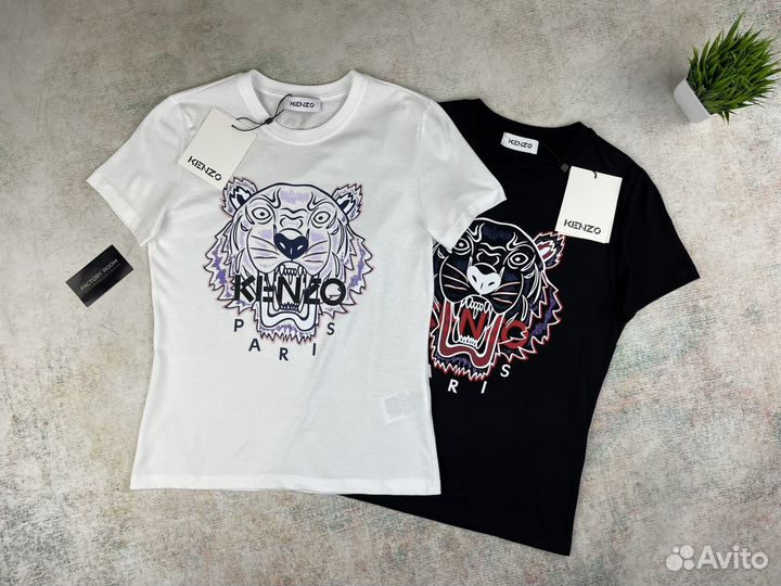 Женская футболка Kenzo премиум