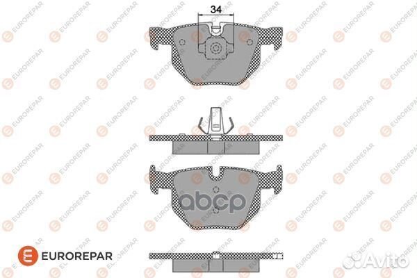 Колодки тормозные BMW E70/F15/E71/F16 задние 16