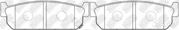 Nibk PN2262 Колодки NiBK PN2262