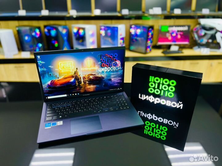 Мощный ноутбук Asus 15,6 Intel i3/DDR4-8/SSD-256