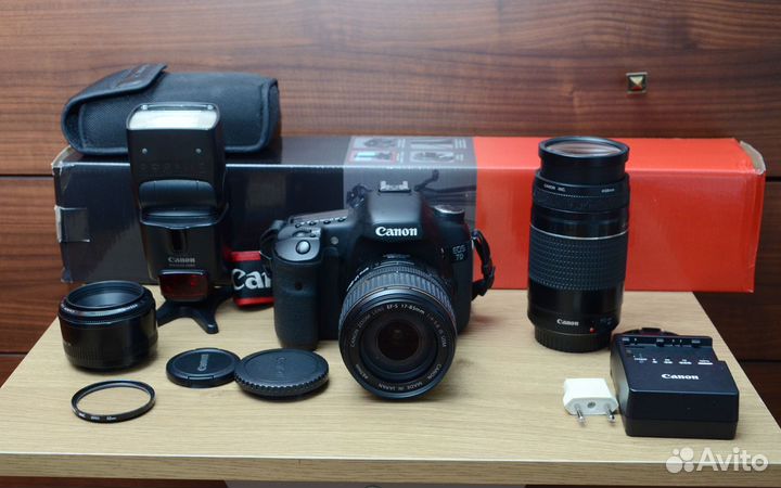 Canon 7D в идеале / фотокомплект / 3 объектива