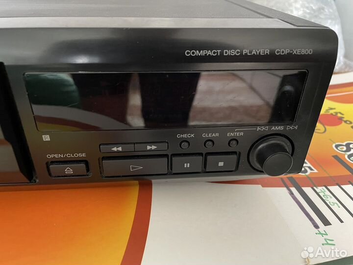 Cd проигрыватель sony cdp xe 800