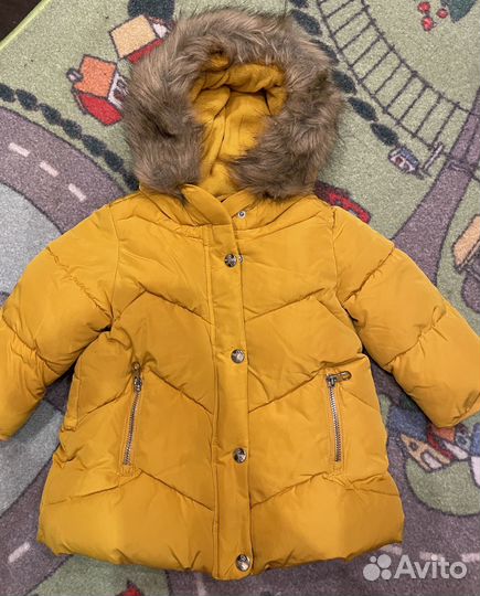 Зимняя куртка Zara baby 80