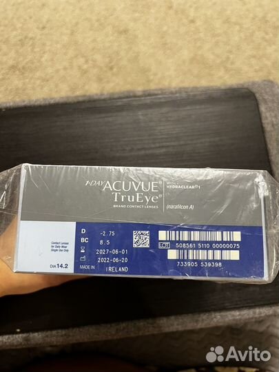 Контактные линзы 1-DAY acuvue Tru Eye -2.75 8.5