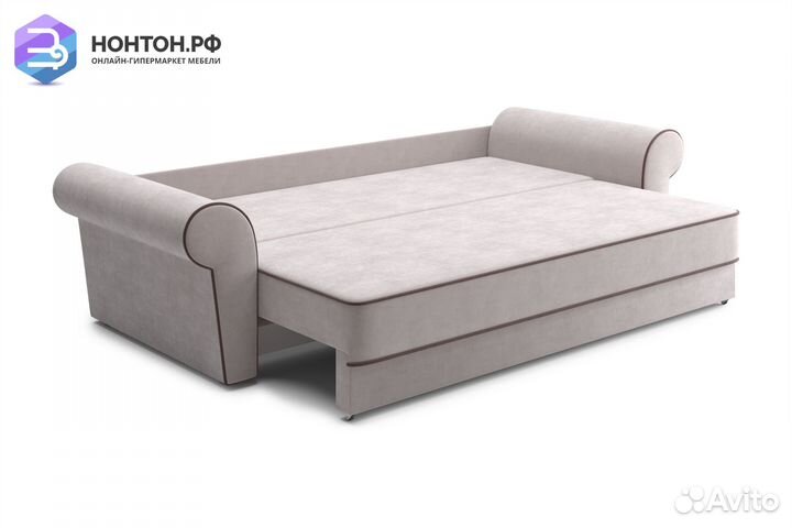 Диван еврокнижка Прованс 3-х местный бежевый