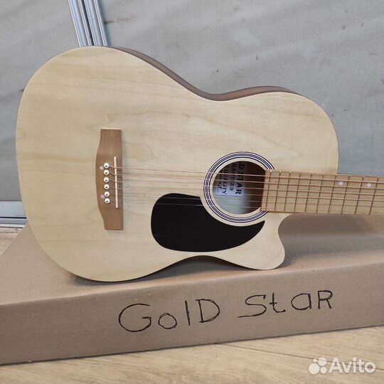 Гитара новая акустическая с широким грифом