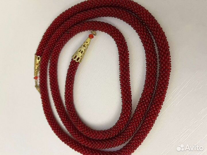 Бусы из бисера-лариат