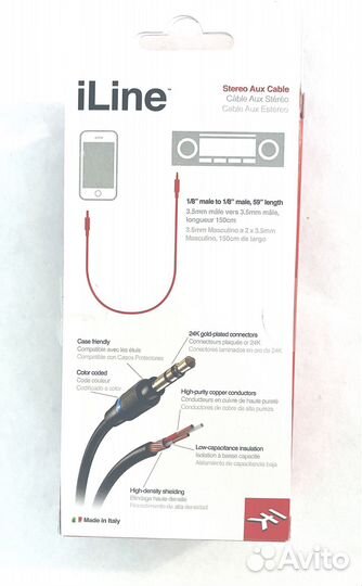 Аудио кабель IK Multimedia iLine Stereo 1,5 м