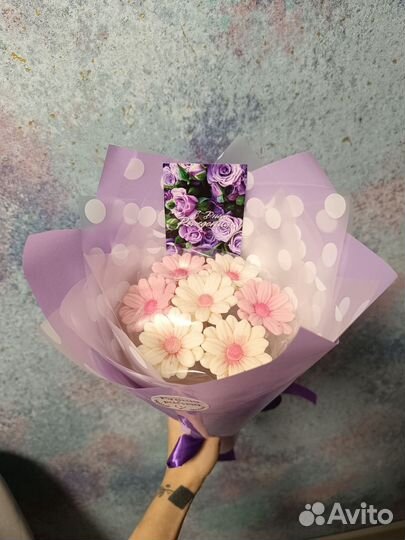 Шоколадные ромашки