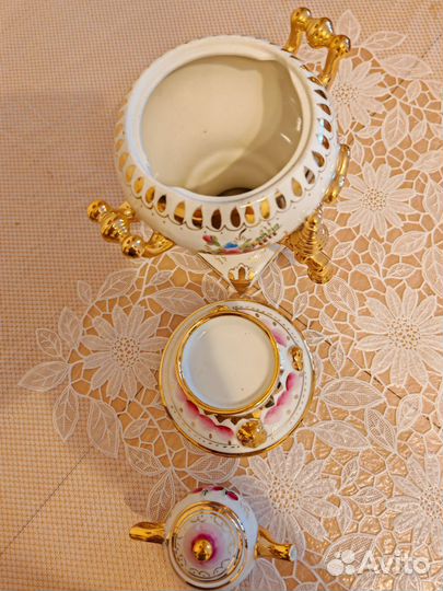 Самовар сувенирный СССР Гжель