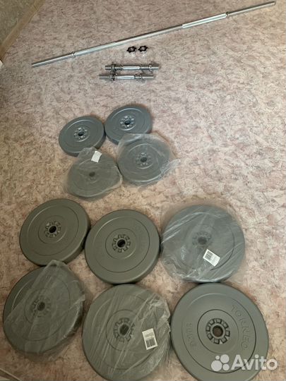 Гантели разборные