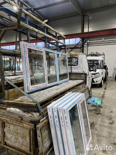 Перевозка окон, газель пирамида 3 метра