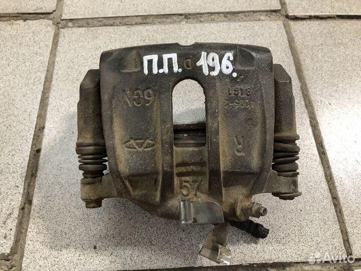 Суппорт тормозной передний chery fora 2.0 1.6