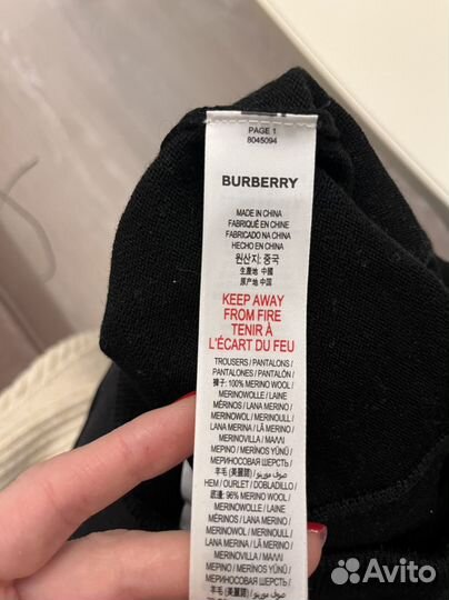 Костюм шерстяной с шапкой Burberry оригинал 3 мес