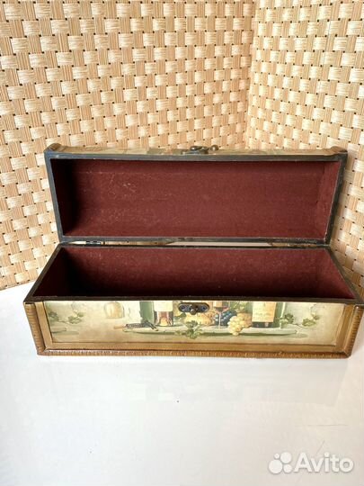 Шкатулка сундучок деревянный