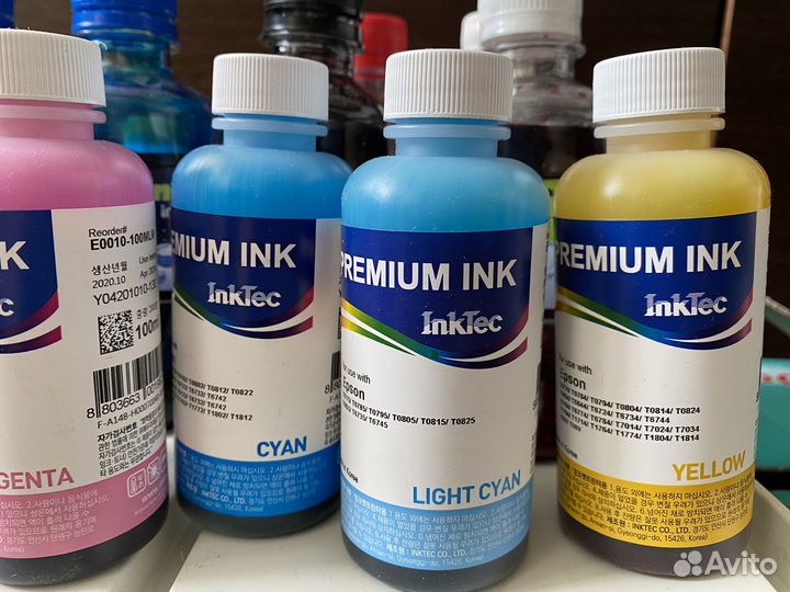 Чернила для принтера epson