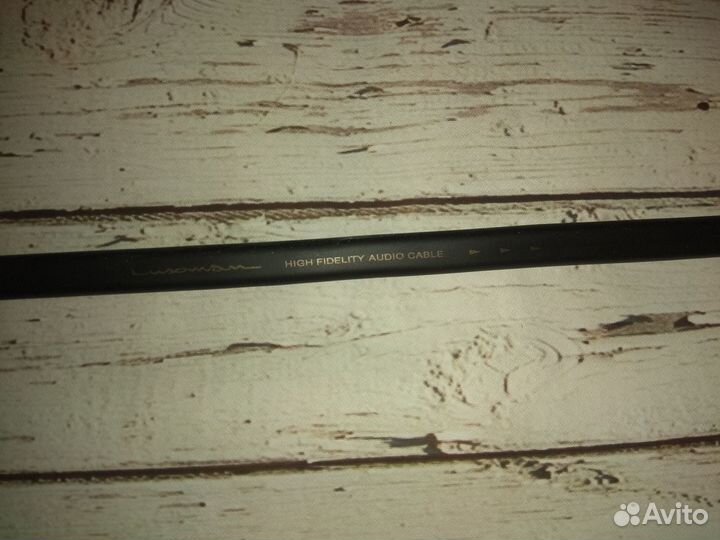 Luxman аудио кабель 2*2.5 метра, 2х3 мм2