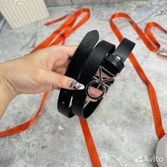 Ремень Calvin Klein кожаный