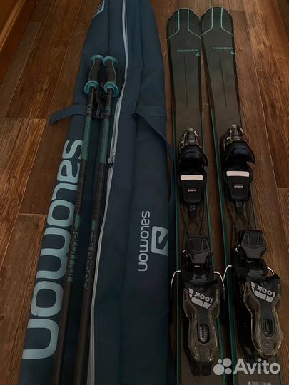 Горные лыжи женские комплект