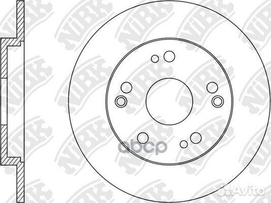 Диск тормозной honda civic 12- задний D 276мм