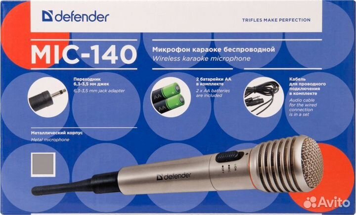 Микрофоны для караоке Defender MIC129 / MIC140