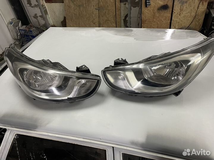 Фары передние на hyundai solaris 1 бу