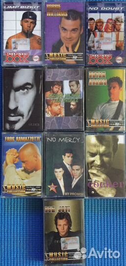 Аудиокассеты с записями разных исполнителей