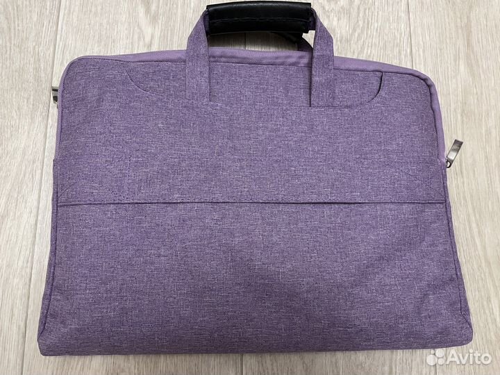 Сумка с гербом для ноутбука внутри 34х26 см