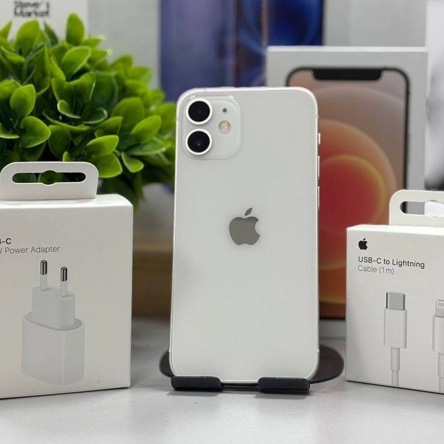 Купить 📱 мобильный телефон, смартфон Apple iPhone 12 mini белого