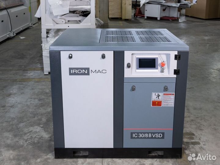 Компрессор винтовой 30/15 vsd Ironmac. Защита IP13