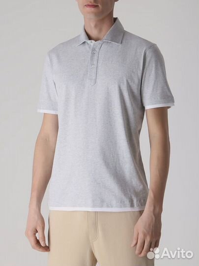 Поло хлопковое Brunello Cucinelli